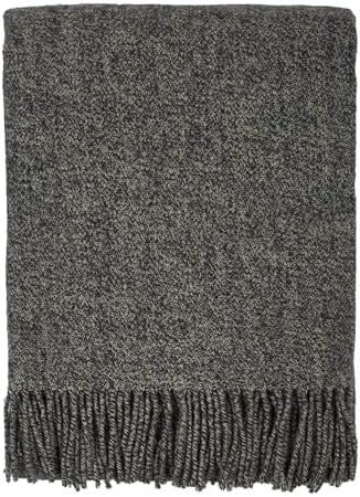 Merino Wool Throw Blanket, Indoor & Outdoor Blankets and Throws, Soft Blanket with Fringes, 65"x79" (170 x 200 cm) by Cozy+Blankets