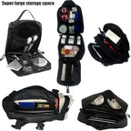 7 PACK Tactical Seat back organizer Truck organizer With 6 Detachable Pouches Universal For Car Truck Ford Jeep Military-Grade Heavier Panels With Multi-functional Packs (Black) - Image 4