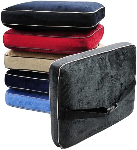 BCOSQPBUF Square Memory Foam Buckle Pillow, Assorted Colors by Unknown