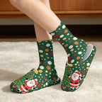 Christmas Slippers for Women Washable House Shoes with Cute Socks - Image 2