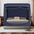 King Bed Tent Bed Canopy for Adult and Kids Indoor Blackout Sleep Tents - Image 6