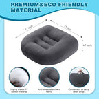 Office Chair Cushions for Back and Butt, Ergonomic Chair/Seat Cushion for Long Sitting, Sitting Pillow for Automobile, Wheelchair, Computer,Office Chair Hip Support Grey - Image 6
