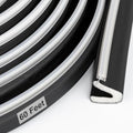 Litaibai 60 ft Kerf Weather Stripping Door Seal for Exterior Doors, Black by Litaibai