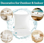 Oubonun Waterproof Outdoor Lumbar Pillow Inserts 16 x 24 Set of 2 - Image 6