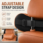 Universal Memory Foam Car Headrest Neck Pillow Auto Neck Cushion (Light Yellow, Headrest Lumbar+Lumbar Cushion) - Image 5