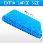 Gel Seat Cushion for Long Sitting, (Thick & Large) Cushion for Wheelchair - Image 6