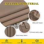 NICETOWN Cappuccino Blackout Bedroom Curtains 96 inches Long, Grommet Thermal Insulated Room Darkening Window Treatments Sound Reducing for Living Room, W46 x L96, 2 Panels - Image 4