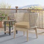 idee-home Outdoor Chair Cushions Set of 4, 17" x 17" D-Shaped - Image 6