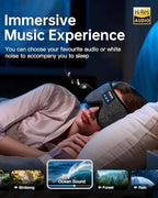2 Pack Sleep Headphones & Sleep Mask Set, Sleep Headband Headphones with Bluetooth Eye Mask, Ultra-Thin HD Stereo Speaker for Side Sleepers, Sports, Workouts, Insomnia, Yoga, Air Travel, Meditation - Image 3