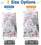 Toddler Nap Mat with Pillow & Blanket for Daycare, Extra Large Kids Nap Mat for Preschool Kindergarten, Roll-Up Sleeping Mat for Boys, Easy Carry Travel Camping Slumber Bag - Image 3