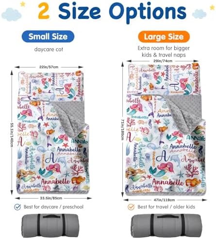 Toddler Nap Mat with Pillow & Blanket for Daycare, Extra Large Kids Nap Mat for Preschool Kindergarten, Roll-Up Sleeping Mat for Boys, Easy Carry Travel Camping Slumber Bag - Image 3