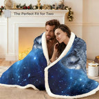 Sleepwish Throw Blanket, Blue Animal Reversible, Twin - Image 7