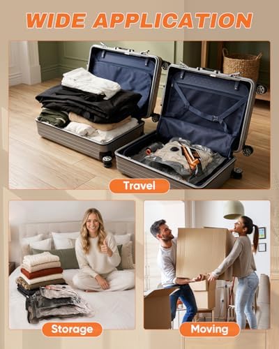 Saker Vacuum Storage Bags,Vacuum Bags for Travel 18 Combo Set - Image 5