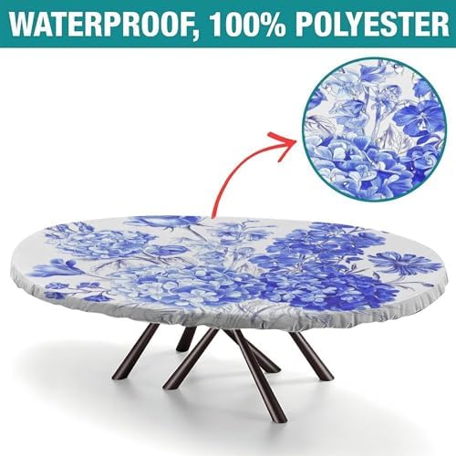 Oval Table Cloth, Plaid Pattern Printed on Oval Elastic Tablecloth, for Outdoor Travel Picnics BBQs Beach Parties, Fits for 52" x 70" Oval Tables - Image 2
