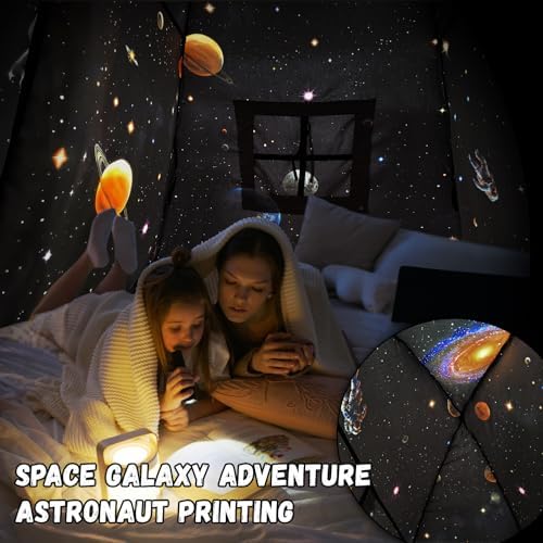 Full Bed Toddler Canopy Tent, Kids Indoor Canopy Privacy Space Sleep Tents - Image 7
