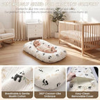 Baby Lounger, Extra Large Infant Support Cushion for 0-24 Months - Image 6