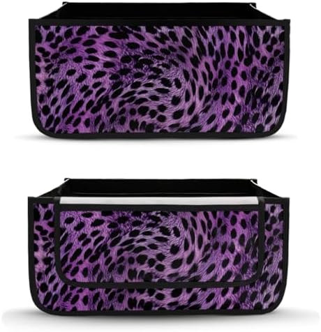 LedBack Purple Leopard Print Rollator Accessories Walker Seat and Backrest Rollbar Covers Walker Storage Bag Universal Accessories for Mobility Scooter - Image 3