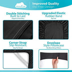 DREAMCARE King Size Sheets Set - 6 pcs Breathable Cooling Sheets King Size - Image 5