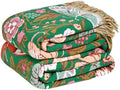 LUTBM Boho Throw Blanket for Bed 60"x80", All Season Cotton Couch Blankets by LUTBMFindYourFreeSpiritatHome