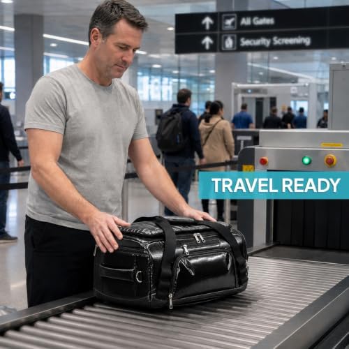 TOPEAST 30L Travel Duffel Backpack, 3-in-1 Convertible Duffle Bag - Image 2