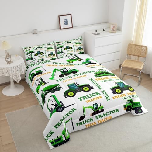 Feelyou Garbage Truck Bedding Set Cartoon Car Comforter Set for Kids Boys - Image 3