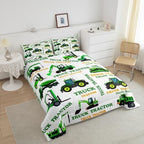 Feelyou Garbage Truck Bedding Set Cartoon Car Comforter Set for Kids Boys - Image 3
