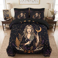 WeCozy Twin Comforter Set with Sheets, 5 Pieces Witchy Celestial Bedding by WeCozyHomeDecor