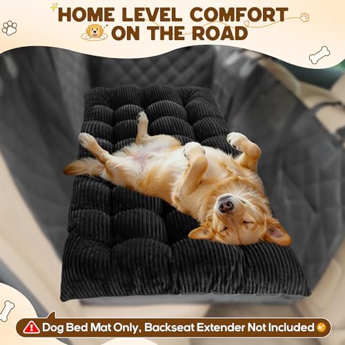 Dog Car Bed Non-Slip Backseat Extender Pet Mat, 48"x24.6" Flannel - Image 4