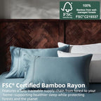 GOKOTTA Soft Standard Pillow Cases, Luxury Silky Cooling Pillow Cases for Hot Sleepers, 100% Rayon Derived from Bamboo, Envelope Closure and Reversible Pillowcases for Hair and Face(20"*26") - Image 2