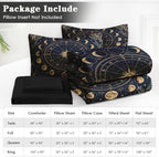 WeCozy Queen Comforter Set with Sheets, 7 Pieces Astrology Bedding - Image 6