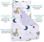 JumpOff Jo Nap Mat for Kids - Cozy Kids Rest Mat with Removable Pillow and Ultra Soft Blanket for Preschool, Daycare, and Sleepovers - Llama & Mama - Image 2