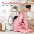 CCoutueChen Pink Cherry Blossom Comforter Set Full Size, 68 * 86 - Image 6