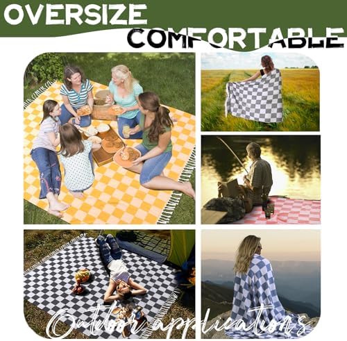 Extra Large Turkish Beach Towel Picnic Mat Throw Blanket Summer Woven Rectangle Tablecloth White Table Clothes XL Outdoor Essentials Beach Accessories Garden Party Decor Patio Park Lawn Grass Festival - Image 6