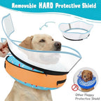 Elevated Inflatable Dog Cone Collar Alternative After Surgery, Dog Donut Collar, Soft Pet Cone to Stop Licking for Small Medium Large Dogs - Image 3