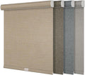Boolegon Blackout Roller Shades for Windows, Beige, 45" W x 48" H by Boolegon