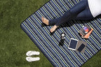 PICNIC TIME Star Wars Grogu Vista Outdoor Picnic Blanket and Tote, Foldable Beach and Camping Blanket with Carry Strap and Storage Pocket for Travel and Outdoor Fun, (Navy Blue) - Image 2