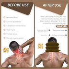 Jaximy Neck Stretcher, Cervical Traction Device, Neck Traction Device, Neck Pain Relief, Adjustable Inflatable Neck Brace & Neck Stretcher, Neck Decompression Home Use (Khaki Brown) - Image 3