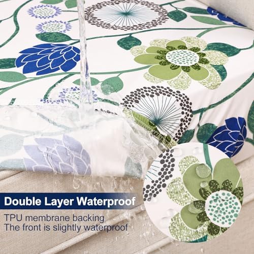 Smiry Waterproof Patio Cushion Covers, Stretch Outdoor Furniture Covers - Image 2