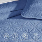 Whale Flotilla Soft Twin Quilt Bedding Set 2-Pieces Lightweight Bedspread - Image 6