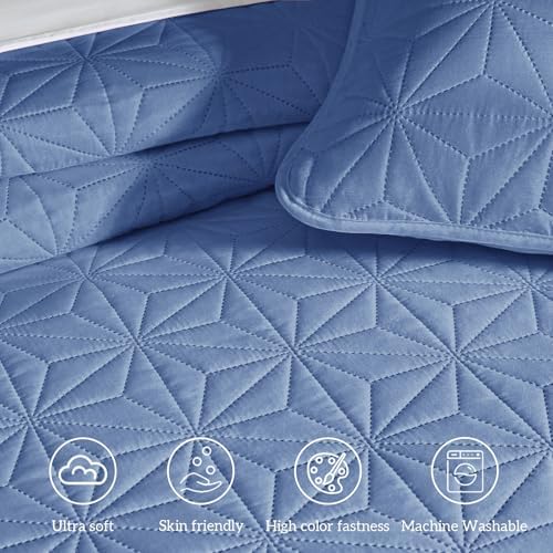 Whale Flotilla Soft Twin Quilt Bedding Set 2-Pieces Lightweight Bedspread - Image 6