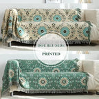 LUTBM Boho Throw Blanket for Bed 60"x80", 100% Cotton Soft Couch Blankets - Image 6