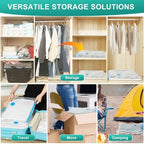 Vacuum Bags for Clothes，20 Pack with Air Pump, 4 sizes x 5 Vacuum Bags - Image 6