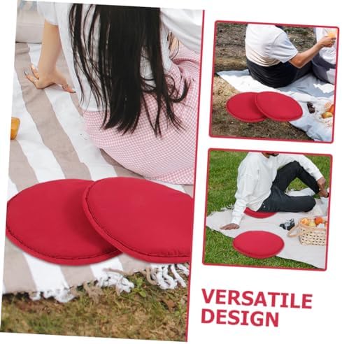 POPETPOP 10pcs Outdoor Picnic Cushion Pads Lightweight Supple Camping Seat Mat for Portable Cushions for Camping Park and Beach - Image 6