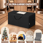 Cuddly Nest Folding Mattress Storage Bag Fits 6" Twin & Twin XL, Black - Image 7