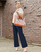 G4Free EverGoing Wide Leg Yoga Pants for Women Crossover Waist with Pockets - Image 4