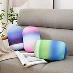 Neck Roll Pillow Tube Microbead Pillows Body Sopport Microbead Bolster 7 and 12Inches Travel Pillows for Chair Sleeping Car Seat Emotional Colorful Dormroom Accessory(Tie Dyeing) - Image 5