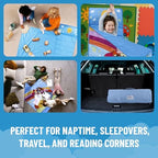 Jay Franco Kids Nap Mat with Embedded Pillow & Blanket – Soft 46"x20" Microfiber Sleeping Bag with Name Tag & Handle for School, Travel, Sleepover - Image 3