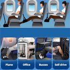 Foot Hammock Rest with Adjustable Strap Foe Airplane,Portable Desk for Plane Travel Office Working for Airplane, Office, Under Desk, Car - Image 4