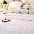 Coverless Duvet Single Double King Size, Reversible Summer Quilted Duvet Cosy and Lightweight Quilt Breathable Bedspreads Quilted Throw for Beds,Green,180 * 200cm - Image 7