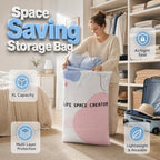 2027 New No-Pump Vacuum Storage Bags, 3D Vacuum Storage Bags, Portable Large Clothes Compression Bags for Household Use, Convenient Cube Storage Bag (5, 31.5 * 39.4in) - Image 2